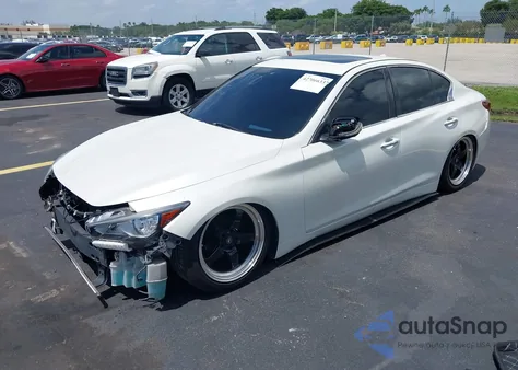 2018 Infiniti Q50 3.0T Luxe from USA, damaged, VIN JN1EV7AR9JM430121